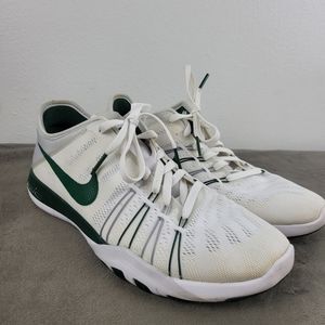 Size 6.5 - Nike Free TR White And Green - 833413-132